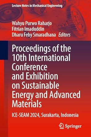 proceedings of the 10th international conference and exhibition on sustainable energy and advanced materials
