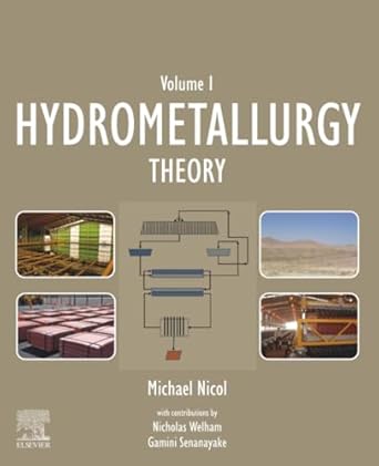 hydrometallurgy theory 1st edition michael nicol 0323993222, 978-0323993227
