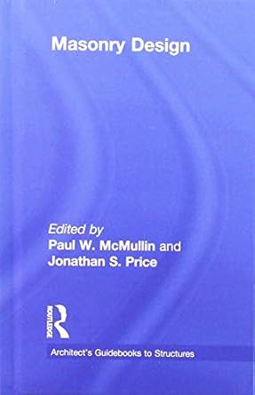 masonry design 1st edition paul mcmullin ,jonathan price 1138830968, 978-1138830967