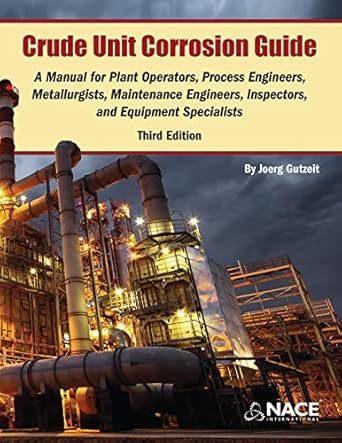 crude unit corrosion guide a manual for plant operators process engineers metallurgists maintenance engineers