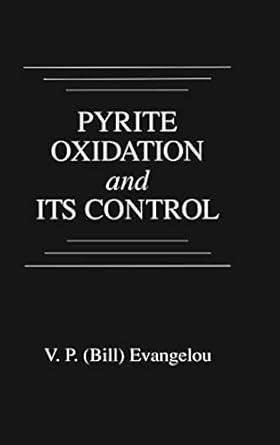 pyrite oxidation and its control solution chemistry surface chemistry acid mine drainage molecular oxidation