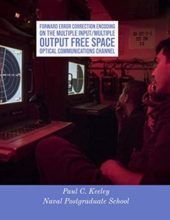 forward error correction encoding on the multiple input/multiple output free space optical communications