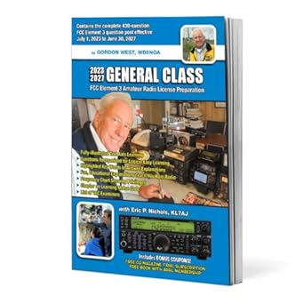 gordon west general class fcc element 3 amateur radio license preparation 2023 2027 1st edition arrl inc