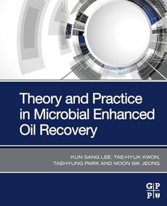 theory and practice in microbial enhanced oil recovery 1st edition kun sang lee ,tae hyuk kwon ,taehyung park