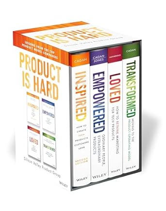 product is hard svpg box set includes inspired empowered loved and transformed 1st edition marty cagan