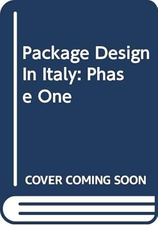 package design in italy phase one 1st edition gingko press 888849202x, 978-8888492025