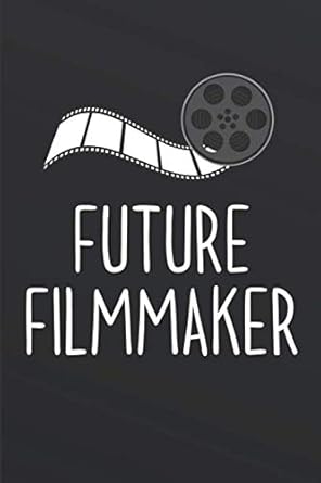future filmmaker black blank lined journal notebook for filmmaker cinematographer editor film maker