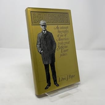 brandeis 1st edition lewis j paper 0130812994, 978-0130812995