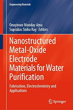 nanostructured metal oxide electrode materials for water purification fabrication electrochemistry and
