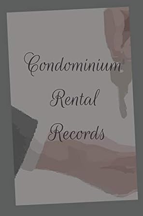 condominium rental records 1st edition hidden valley press 1076416969, 978-1076416964