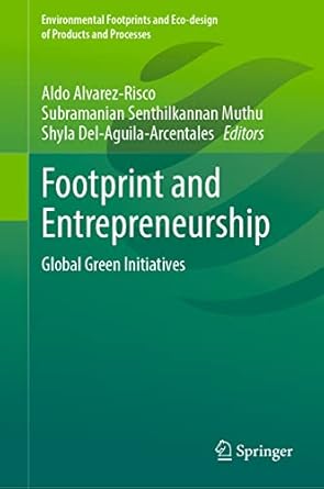 footprint and entrepreneurship global green initiatives 1st edition aldo alvarez risco ,subramanian