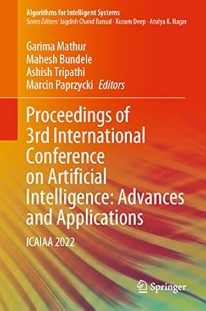 proceedings of 3rd international conference on artificial intelligence advances and applications icaiaa 2022