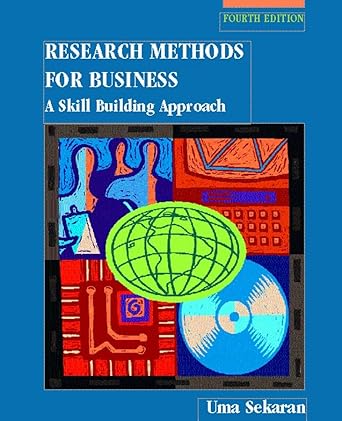 research methods for business a skill building approach 1st edition uma sekaran 0471203661, 978-0471203667