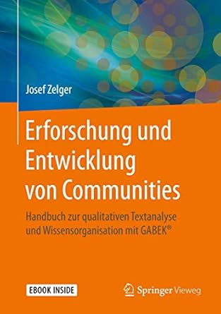 erforschung und entwicklung von communities handbuch zur qualitativen textanalyse und wissensorganisation mit