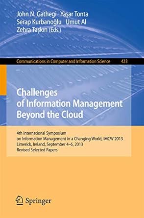 challenges of information management beyond the cloud 4th international symposium on information management