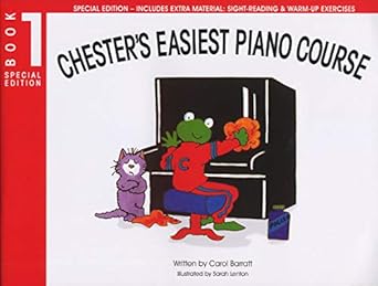 chesters easiest piano course book 1 piano 1st edition barratt carol 184772552x, 978-1847725523