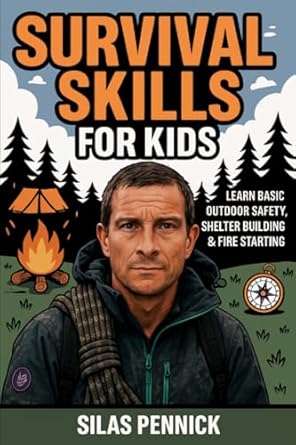 survival skills for kids learn basic outdoor safety shelter building and fire starting 1st edition silas