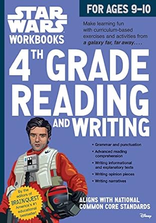star wars workbook 4th grade reading and writing 1st edition workman publishing ,bridget heos 0761189394,