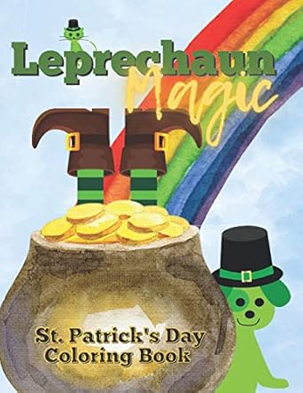 leprechaun magic st patricks day coloring book 1st edition melanie salas 1954648278, 978-1954648272