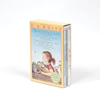 e b white box set 3 classic favorites charlottes web stuart little the trumpet of the swan 1st edition e b