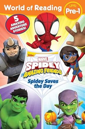 world of reading spidey saves the day spidey and his amazing friends 1st edition disney books 136807605x,