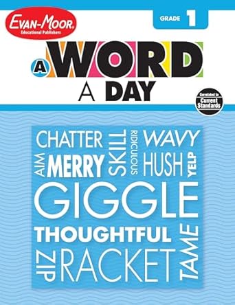 a word a day grade 1 1st edition evan moor 1596734078, 978-1596734074