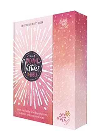 nirv radiant virtues bible for girls a beautiful word collection hardcover magnetic closure comfort print
