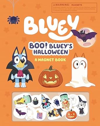 boo blueys halloween a magnet book 1st edition penguin young readers licenses 0593659546, 978-0593659540