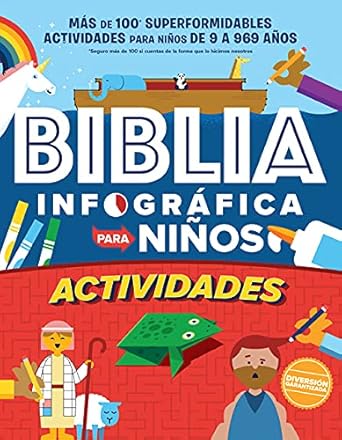 biblia infografica para ninos mas de 100 actividades para ninos de 9 969 1st edition brian hurst 0825459834,