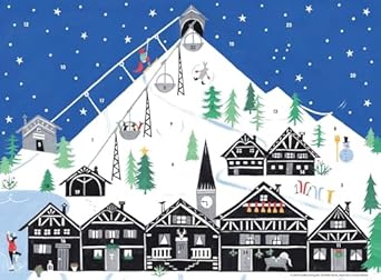 winter in the mountains advent calendar 1st edition carole aufranc 0735843902, 978-0735843905