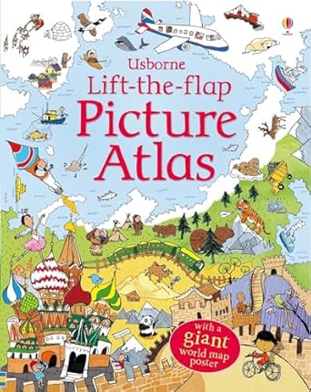 lift the flap atlas 1st edition alex frith ,kate leake 0746098472, 978-0746098479