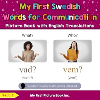 my first swedish words for communication picture book with english translations 1st edition beda s