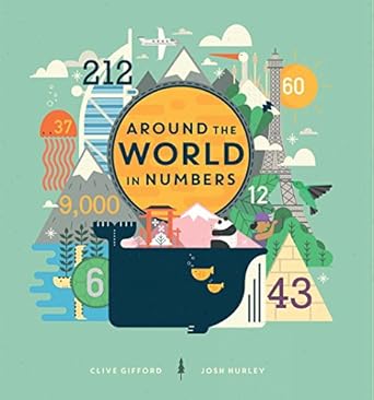 around the world in numbers 1st edition clive gifford ,josh hurley 1454925183, 978-1454925187