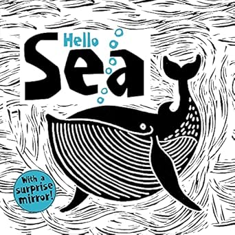 hello sea babys first book with high contrast ocean animals like an octopus whale turtle seahorse crab fish