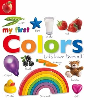 tabbed board books my first colors lets learn them all 1st edition dk 0756671418, 978-0756671419