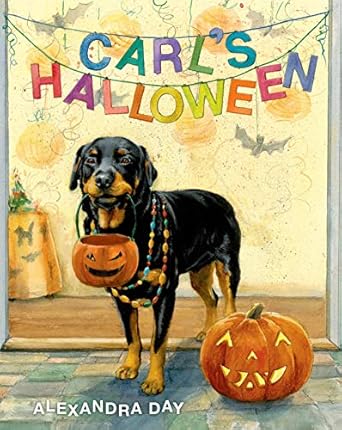 carls halloween 1st edition alexandra day 0374310823, 978-0374310820
