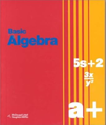 basic algebra 1st edition richard g brown ,geraldine d smith ,mary p dolciani 0395564808, 978-0395564806