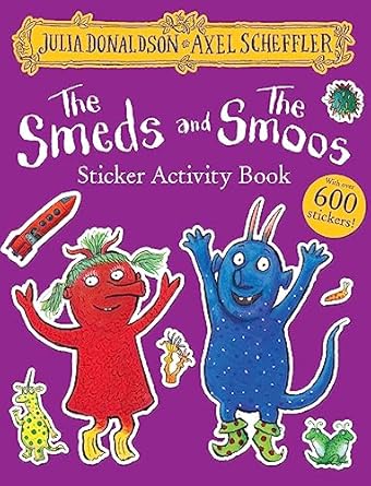 the smeds and the smoos sticker book 1 1st edition julia donaldson 1407197835, 978-1407197838