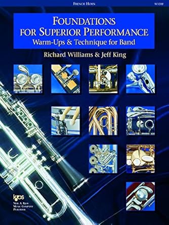 w32hf foundations for superior performance french horn 1st edition jeff king ,richard williams 0849770092,