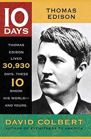 thomas edison 1st edition david colbert 1416964444, 978-1416964445