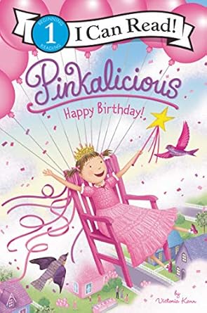 pinkalicious happy birthday 1st edition victoria kann 0062840533, 978-0062840530