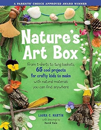 natures art box from t shirts to twig baskets 65 cool projects for crafty kids to make with natural materials