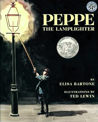 peppe the lamplighter a caldecott honor award winner 1st edition elisa bartone ,ted lewin 0688154697,