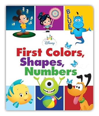 disney baby first colors shapes numbers 1st edition disney books 136803702x, 978-1368037020
