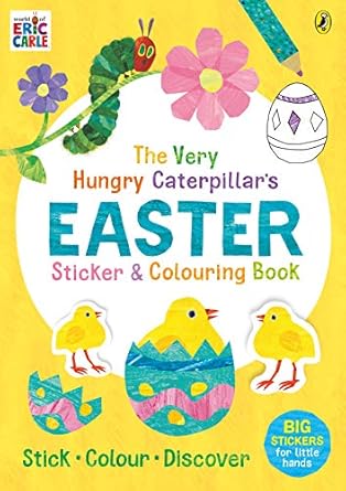 the very hungry caterpillars easter sticker and colouring book 1st edition eric carle 0241422310,