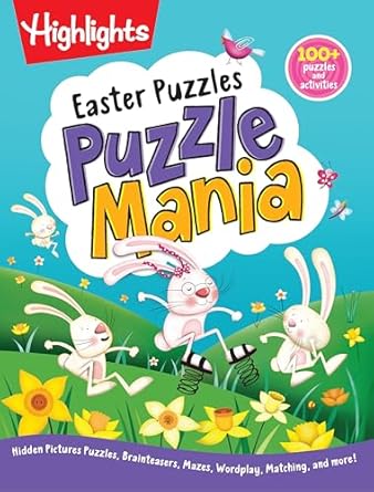 easter puzzles easter puzzles over 100 easter puzzles mazes and more easter activity book for kids 6 and up
