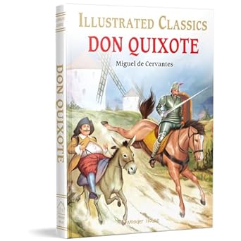 don quixote illustrated abridged children classic english novel with review questions 1st edition miguel de
