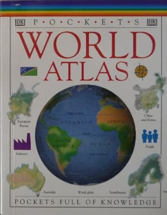 dk pocket size world atlas 1st edition dk 0789402157, 978-0789402158