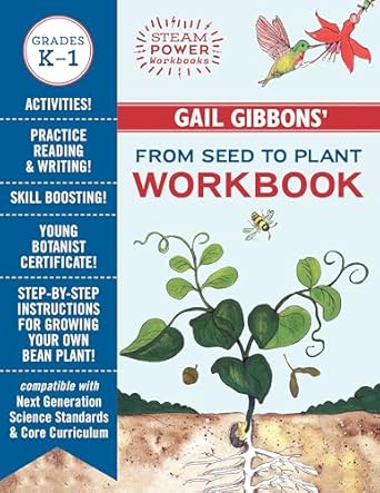 gail gibbons from seed to plant workbook 1st edition gail gibbons 082345097x, 978-0823450978