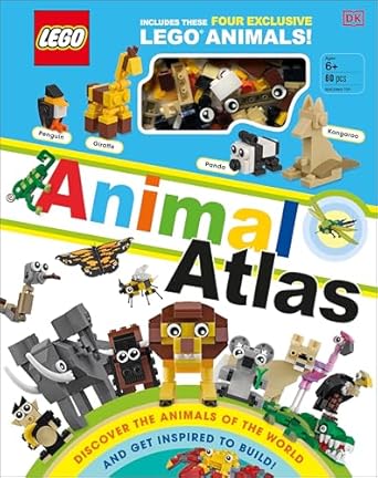 lego animal atlas discover the animals of the world 1st edition rona skene 1465470131, 978-1465470133